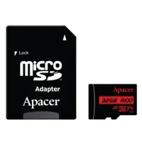 Apacer R100 UHS-1 U1 V10 A1 32GB MicroSDHC/SDXC Memory Card with Adapter